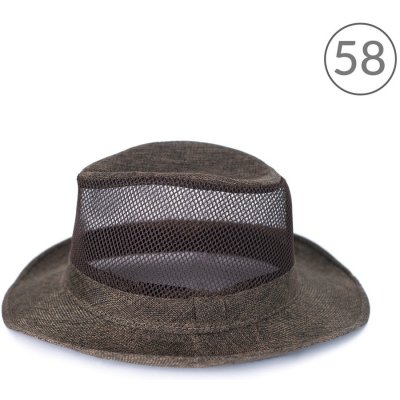 Art of Polo Stylový fedora klobouk hnědý – Zboží Mobilmania