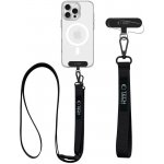 Šňůrka na krk Tech-Protect C6S Crossbody popruh na mobil 2v1 černý – Sleviste.cz