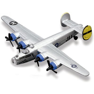Maisto Fresh Metal Tailwinds letadla, B-24 Liberator, stříbrná, blister – Zboží Dáma