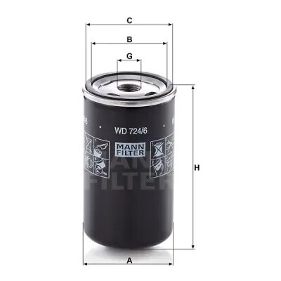 MANN FILTER Filtr hydrauliky WD 724/6 – Hledejceny.cz