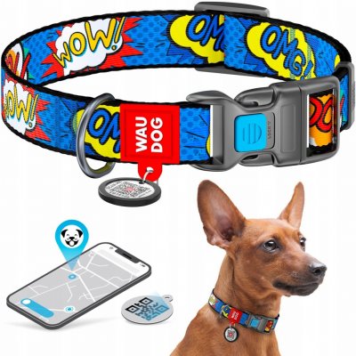 WAUDOG obojek nylonový OMG! QR – Zboží Mobilmania