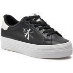 Calvin Klein sneakersy Jeans Bold Vulc Flatf Lace Lth Met YW0YW01393 černá – Zboží Dáma