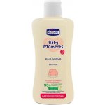 CHICCO Olej do koupele s bavlnou a vitamínem E Baby Moments Sensitive 93 % přírodních složek 200 ml – Zbozi.Blesk.cz