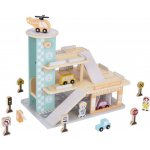 eliNeli Dřevěná garáž na autíčka s myčkou – Zbozi.Blesk.cz