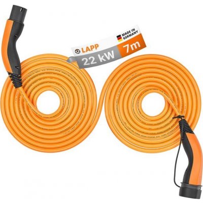 Lapp Kabel nabíjecí 75746 typ 2 22kW 32A 3 fáze 7m pro elektromobil | Zboží Auto