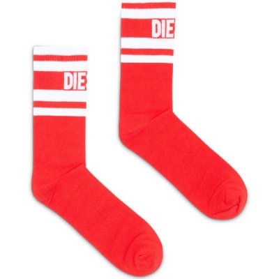 Diesel ponožky SKM-RAY SOCKS červená – Zboží Mobilmania
