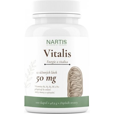 Nartis Vitalis – energie a vitalita 100 kapslí – Hledejceny.cz