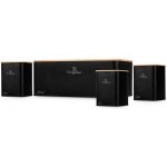 Chlebník a sada dóz na potraviny 4 ks Matte Black Collection – Zboží Mobilmania