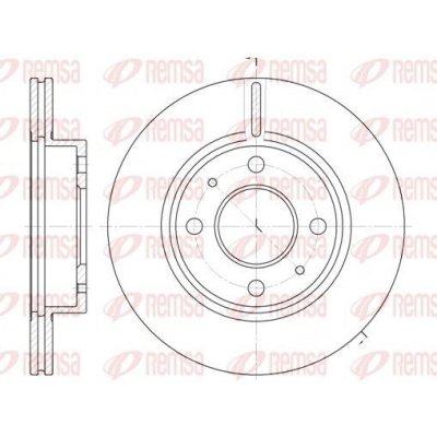 Brzdový kotouč REMSA 6105.10