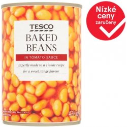 Tesco Pečené fazole v rajčatové omáčce 420 g