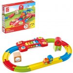 Hape Vláčkodráha s xylofonem barevná 14ks – Zboží Dáma