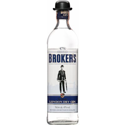 Broker's London Dry Gin 47% 0,7 l (holá láhev)
