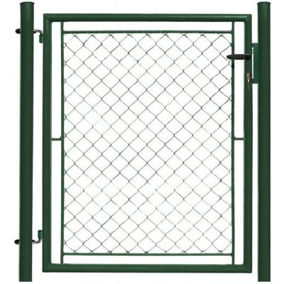 Garden jednokřídlá branka s jedn.zámkem 100x125 cm, RAL6005, zelená – Sleviste.cz