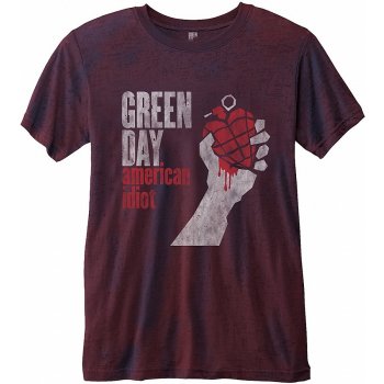 Green Day tričko American Idiot Vintage Burnout