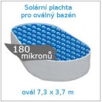 RELAX solární plachta ovál 7,3 x 3,7m – Zboží Dáma