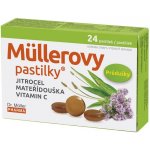 Dr. Müller Müllerovy pastilky s jitrocelem mateřídouškou a vitaminem C 24 ks – Sleviste.cz