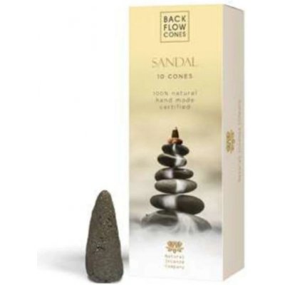 Back Flow Cones Vonné kužely tekoucí dým Santal 10 ks – Hledejceny.cz