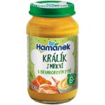 HAMÉ Hamánek Králík s bramborem v mrkvové om. sklo 230 g – Zboží Dáma