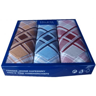 Mileta Kapesníky látkové dárkové 3ks – Zboží Dáma