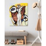 Zuty Malování podle čísel ABSTRAKCE MILENCŮ – Zboží Mobilmania