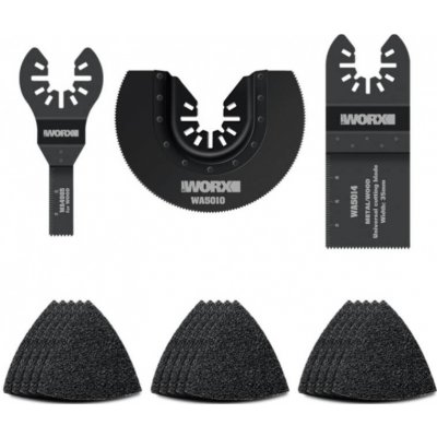 WORX 45905099 WA5099 - Sada příslušenství pro Sonicrafter, 18 ks – Zboží Dáma