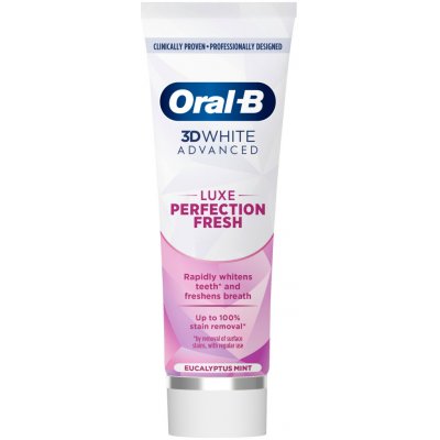 Oral B 3D White Luxe Perfection Fresh bělicí Eucalyptus Mint 75 ml – Hledejceny.cz