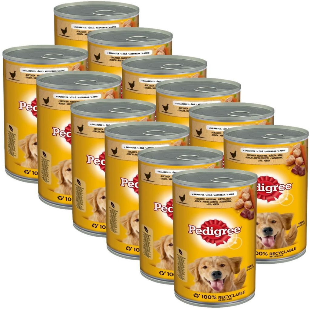 Pedigree Adult s kuřecím a mrkví 12 x 1200 g