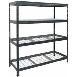 Majster Regál Rivet 180 x 150 x 60 cm 4 police antracit šedá – Zboží Mobilmania