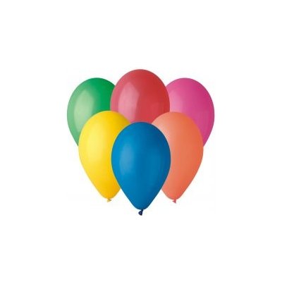 Gemar #080 Balónek 26 cm 10 barevný mix – Zboží Dáma