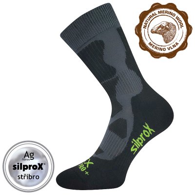 VoXX ponožky Etrex 1 pár tmavě šedá – Zbozi.Blesk.cz