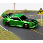 Racing Turbo C64 DRIFT RC Car RTR zelená metalíza 1:76