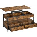 Houseland Vasagle Indigra hnědý / černý – Zboží Mobilmania