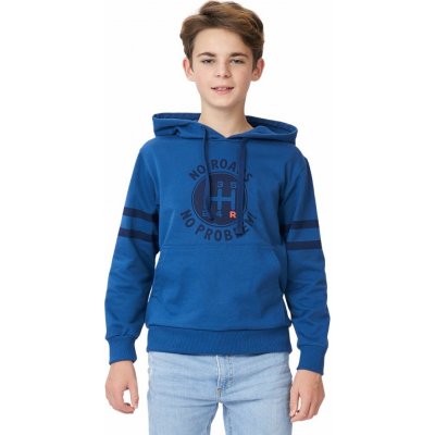 Winkiki Kids Wear chlapecká mikina s kapucí Future tmavě modrá – Sleviste.cz