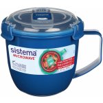 Sistema Hrnek na polévku Large Soup do mikrovlnky 900ml s víkem modrá – Zboží Dáma