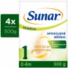 Umělá mléka Sunar 1 Sensitive 4 x 500 g