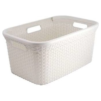 CURVER Luxembourg Style umělý rattan 45l bílý