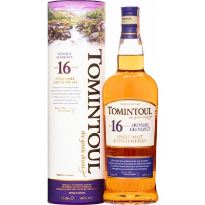 Tomintoul 16y 40% 1 l (tuba) – Hledejceny.cz