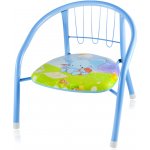 Jenifer Child 100 Blue židle s pískající podsedákem kovová 36x36x36cm modrá – Zboží Dáma
