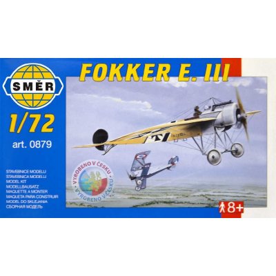 Směr Fokker E.III slepovací stavebnice letadlo 1:72