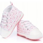 Dívčí zateplené tenisky botičky capáčky do kočárku růžové – Zboží Dáma