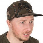 Fox Kšiltovka Black/Camo Flat Peak Snapback Hat – Zboží Mobilmania