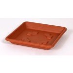 Nohel garden podmiska pod květník QUADRATO plastová 20 x 20 cm – Zboží Dáma