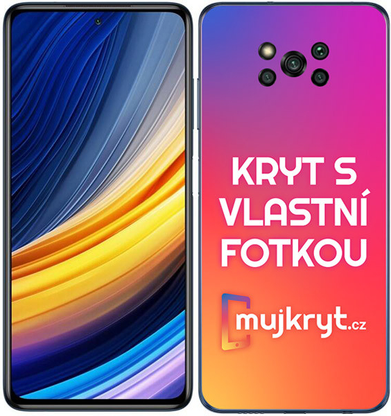 Pouzdro Mujkryt.cz Vlastní kryt POCO X3 Pro s fotkou