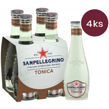 Sanpellegrino Tonic sklo 4 x 200 ml