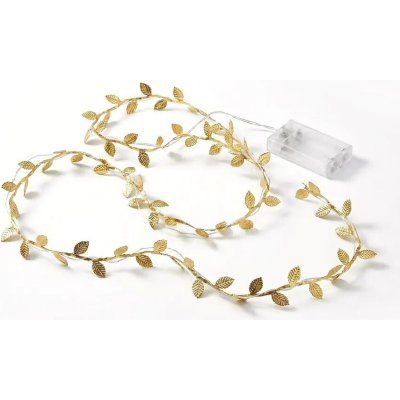 Toybit Světelný řetěz Gold leaves 200cm SDTB2584 – Hledejceny.cz