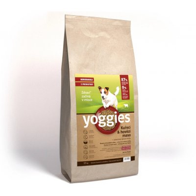 Yoggies minigranule lisované za studena s probiotiky Kuřecí & hovězí maso 15 kg – Sleviste.cz
