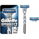 Ruční holicí strojek Gillette Mach3 Turbo + 2 ks hlavic