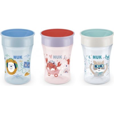 NUK hrnek Magic Cup s víčkem 230 ml – Zboží Mobilmania