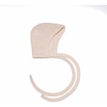 Zavazovací čepička z merino vlny bavlny a hedvábí šedý melír Cosilana – Zboží Dáma