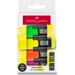 Faber-Castell 154204 Zvýrazňovače Short TXTLNR SF 4 ks – Hledejceny.cz